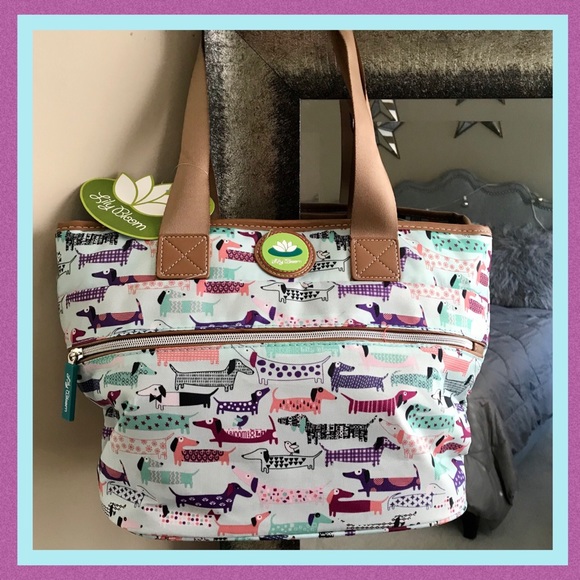 Lily Bloom Bags Lily Bloom Totally Pawsome Dachshund Lunch Tote